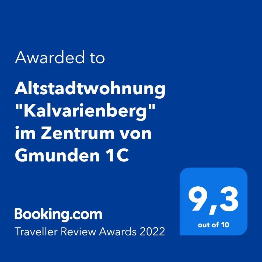 Altstadtwohnungen "Kalvarienberg 1C" & "Traunsee 3C" Im Zentrum Von Gmunden Dış mekan fotoğraf