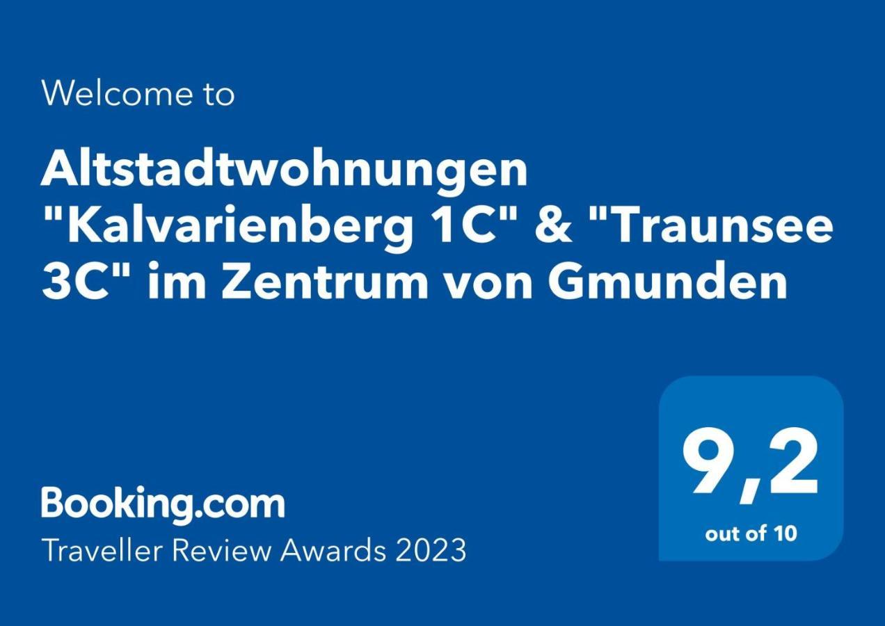 Altstadtwohnungen "Kalvarienberg 1C" & "Traunsee 3C" Im Zentrum Von Gmunden Dış mekan fotoğraf